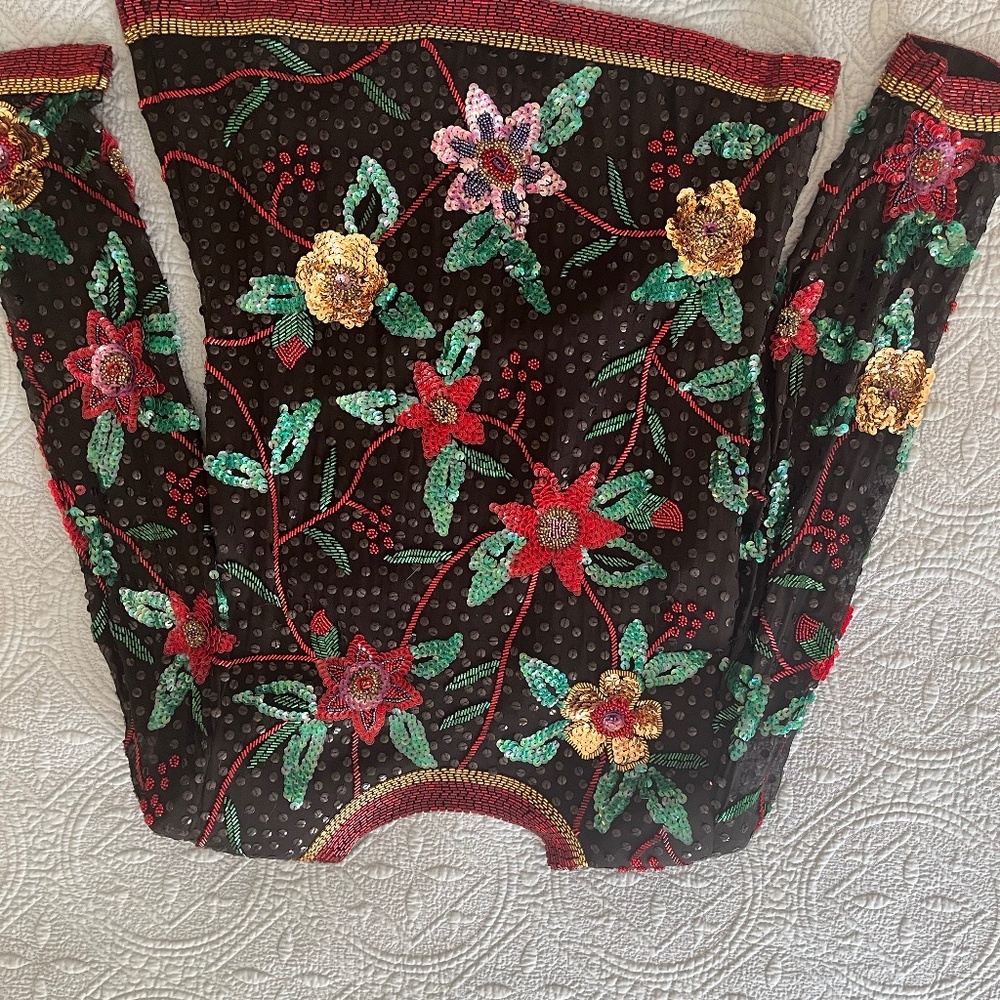 Elegant holiday top